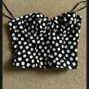 Emmanuel Ungaro polka dot corset